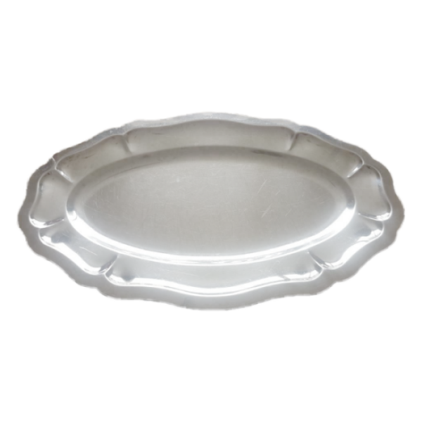 Schaal ovaal rvs 45 CM